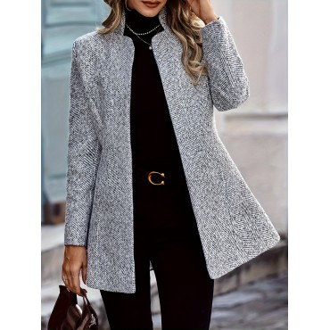 Open Front Textured ...