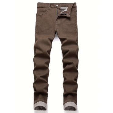 Men's Casual Slim Fi...