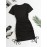 Women's 2pcs Set Summer Solid Color Striped Pleated Tie-Back Round Neck Short Sleeve Dress Special Edition