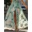 Women'S Elegant Floral maxi dress - One Shoulder Formal & casual party, Wedding Guest Gown - Lightweight Chiffon A-Line Dress with Flowy Train - Spring/Summer/Fall Evening Outfits - LL168, Spring Fashion, Asymmetrical Hemline, Delicate Detailing