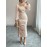 Elegant Long Sleeve Beaded Square Neck Dress - Chic Floral Pattern, High-Low Hem, Stretchy Polyester Blend, Perfect for Spring/Summer, Women'S Fashion, Cute Dress