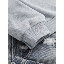 [Pumpkin Patch Hoodie] Cozy Fall/Winter Women's Casual Hooded Sweatshirt with 