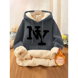 Women'S Cozy Fleece-Lined Hoodie with 